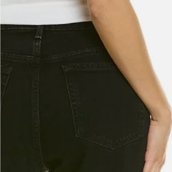 Current/Elliott size 26 Onyx black distressed The Boyfriend Original fit jeans - Picture 10 of 16